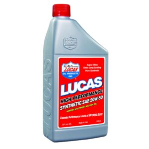 Synthetic SAE 20W-50 Racing Oil