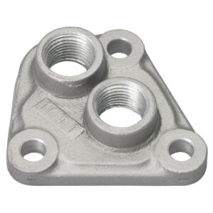TRANS-DAPT PERFORMANCE PRODUCTS BOLT-ON STYLE OIL FILTER BYPASS ADAPTER- 1959-64 PONTIAC ENGINES (GASKET NOT INCLUDED)