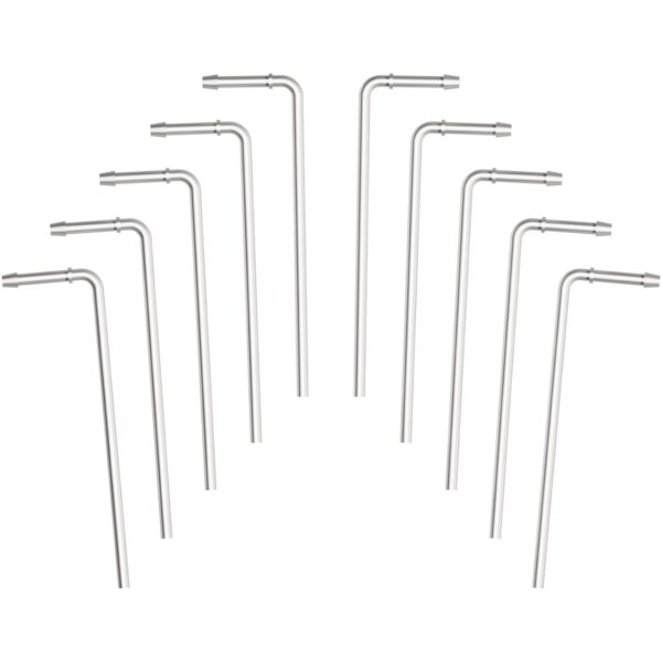 MagnaFlow 0.50in. 90deg. Bend Barbed Performance Exhaust 10-Pack Hanger 10153