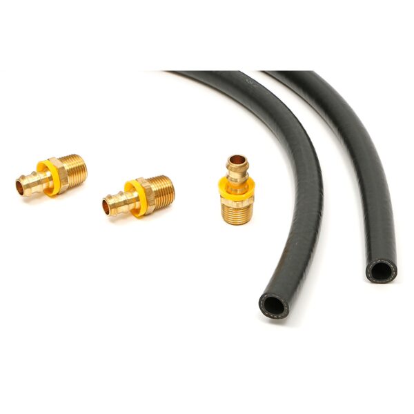 TRANS-DAPT PERFORMANCE PRODUCTS 24 IN. OIL FILTER RELOCATION BRACKET HOSE KIT
