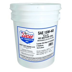 Petroleum SAE 15W-40 "CJ-4" Motor Oil