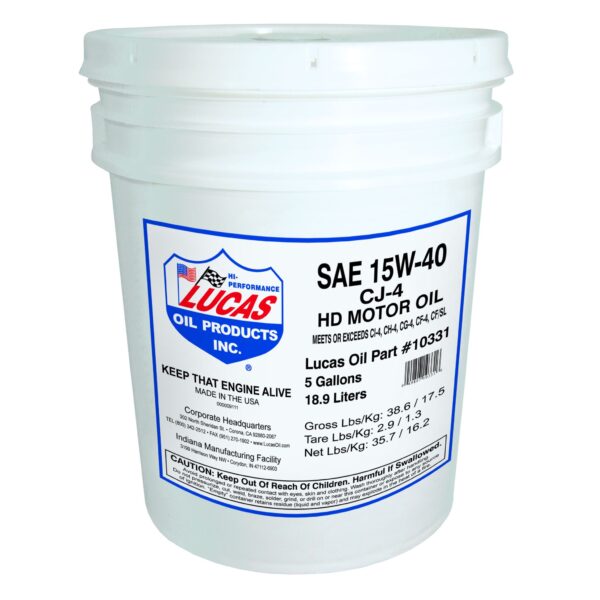 Petroleum SAE 15W-40 "CJ-4" Motor Oil