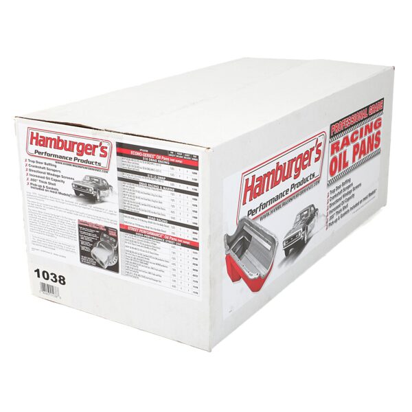 HAMBURGER'S PERFORMANCE PRODUCTS ECONO-SERIES OIL PAN; SB CHEVY (305-350) 1986-99- DRAG RACE; 7 QTS.; WET SUMP