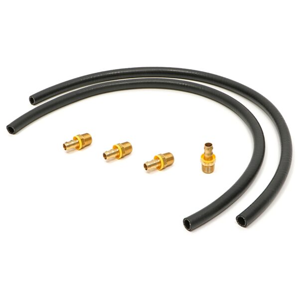 TRANS-DAPT PERFORMANCE PRODUCTS 36 IN. OIL FILTER RELOCATION BRACKET HOSE KIT