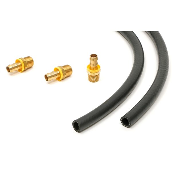 TRANS-DAPT PERFORMANCE PRODUCTS 36 IN. OIL FILTER RELOCATION BRACKET HOSE KIT