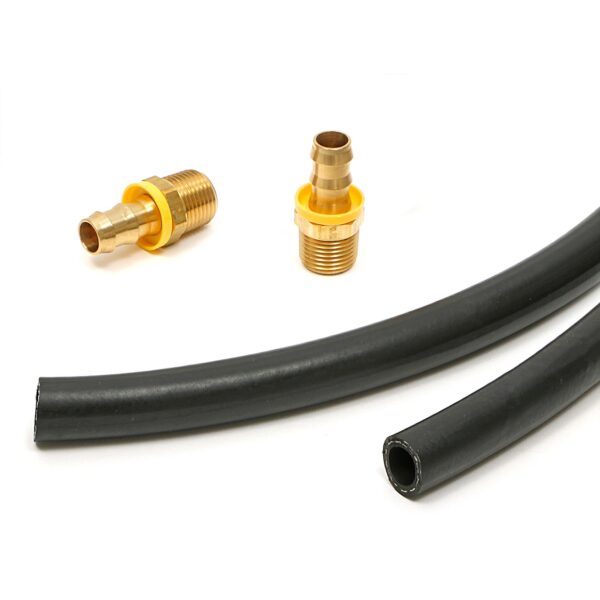 TRANS-DAPT PERFORMANCE PRODUCTS 48 IN. OIL FILTER RELOCATION BRACKET HOSE KIT