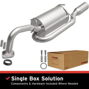BRExhaust 2008-2014 Scion xD 1.8L Direct-Fit Replacement Exhaust System