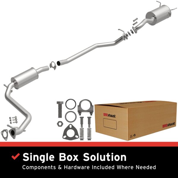 BRExhaust 2015-2020 Honda Fit 1.5L Direct-Fit Replacement Exhaust System