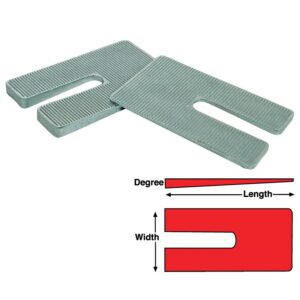 ZINC SHIMS 3.5x6.25x3.0 (6)