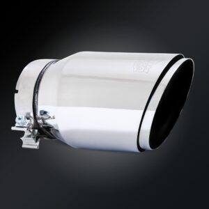 Vance & Hines 5" x 6.5" x 12" Polished Twin Slash Universal Exhaust Tip