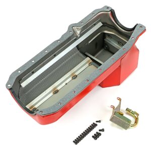 HAMBURGER'S PERFORMANCE PRODUCTS ECONO-SERIES OIL PAN; CHEVY 305-350 86-00 ENGINE INTO S10 SWAP; 7 QT; WET SUMP