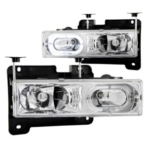 Crystal Headlight Set w/Halo