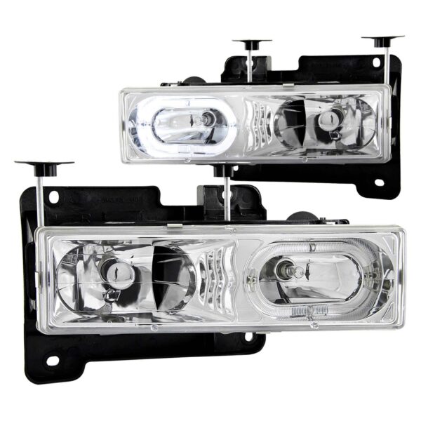 Crystal Headlight Set w/Halo
