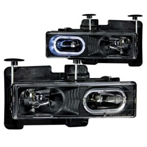 Crystal Headlight Set w/Halo