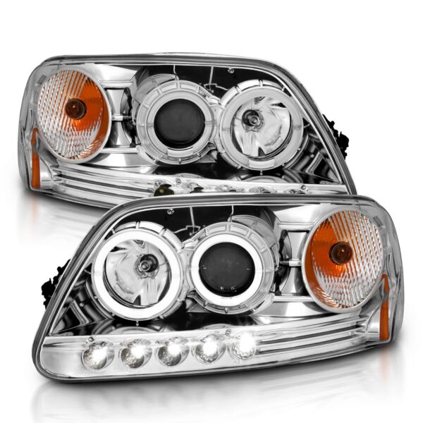 Projector Headlight Set w/Halo