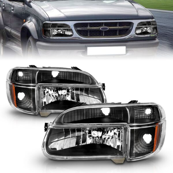 ANZO USA Crystal Headlights