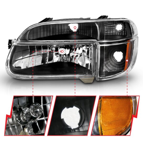 ANZO USA Crystal Headlights