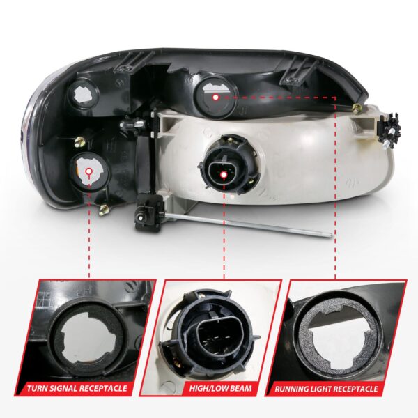 Projector Headlight Set w/Halo