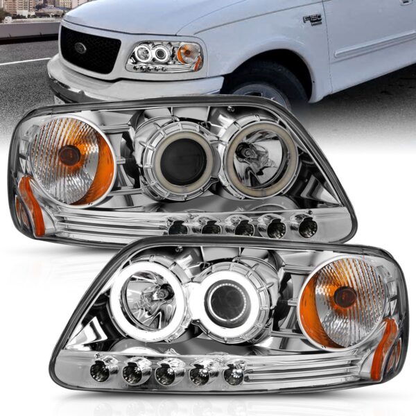Projector Headlight Set w/Halo