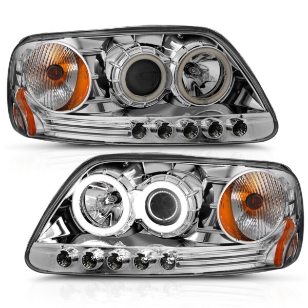 Projector Headlight Set w/Halo