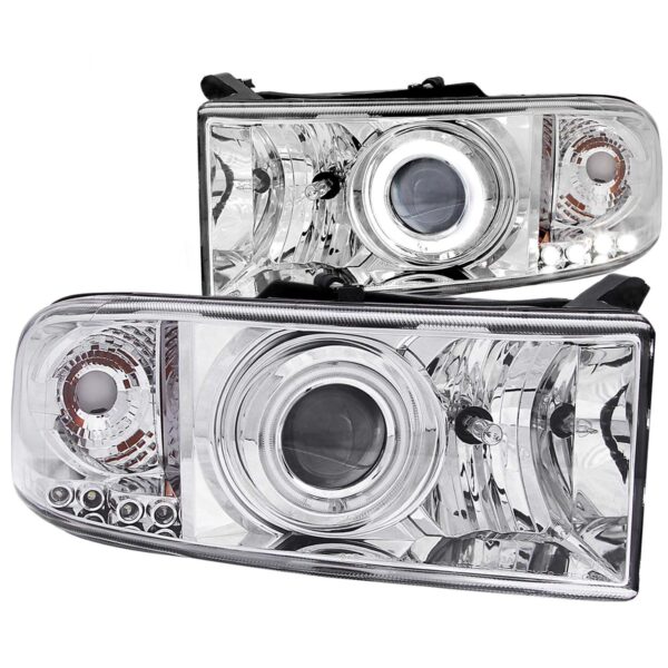 Projector Headlight Set w/Halo