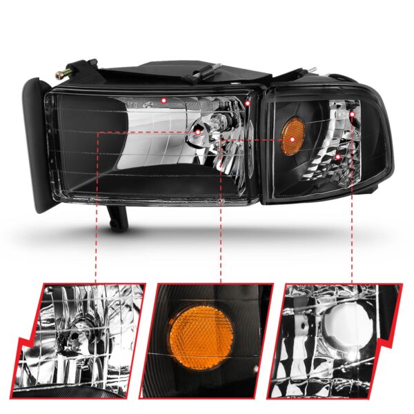 Crystal Headlight Set