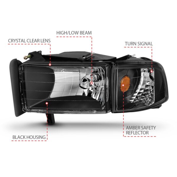 Crystal Headlight Set