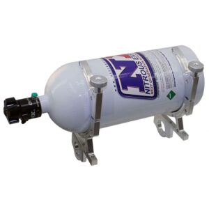 Nitrous Express BILLET BRACKET FOR 10 OR 15LB N2O BOTTLE. INCLUDES 1 5/8in BAR MOUNTS