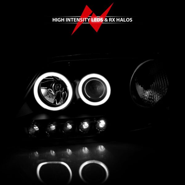 Projector Headlight Set w/Halo