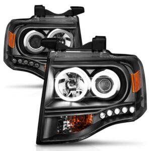 Projector Headlight Set w/Halo