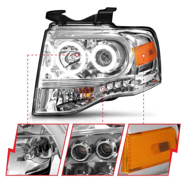 Projector Headlight Set w/Halo