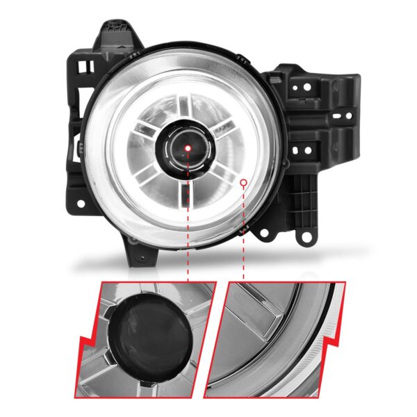 Projector Headlight Set w/Halo