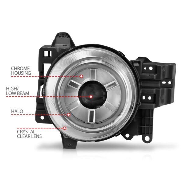 Projector Headlight Set w/Halo