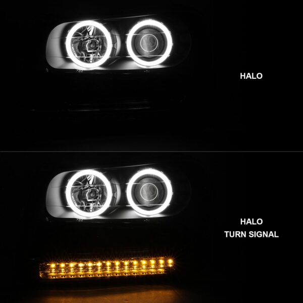 Projector Headlight Set w/Halo