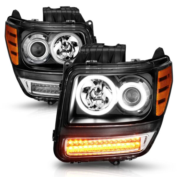 Projector Headlight Set w/Halo