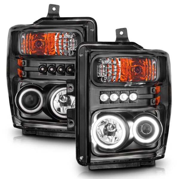 Projector Headlight Set w/Halo