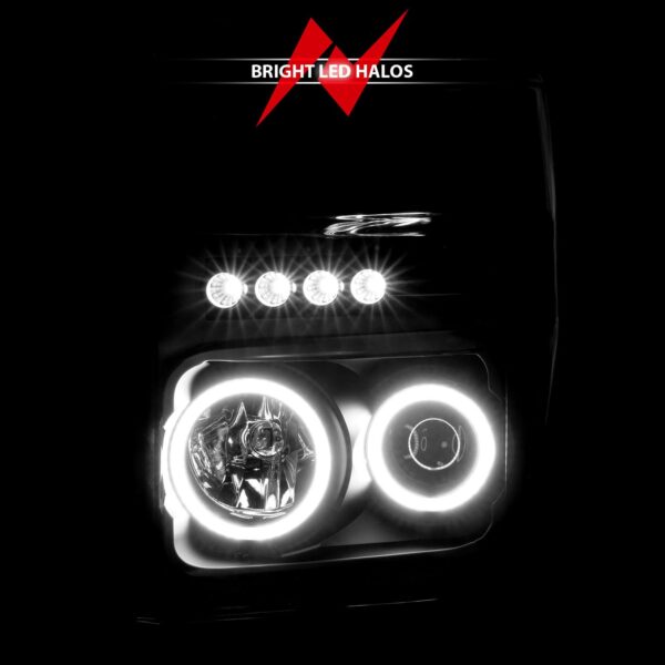 Projector Headlight Set w/Halo