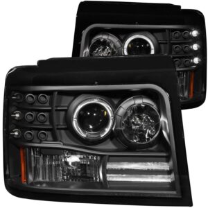 Projector Headlight Set w/Halo