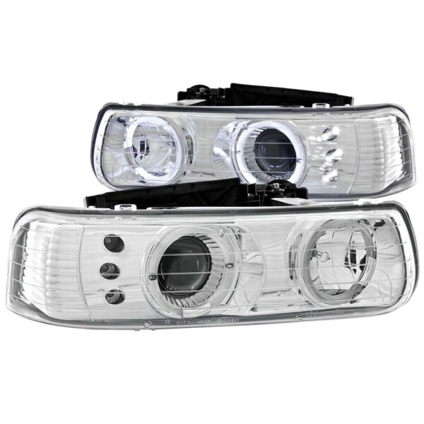 Projector Headlight Set w/Halo