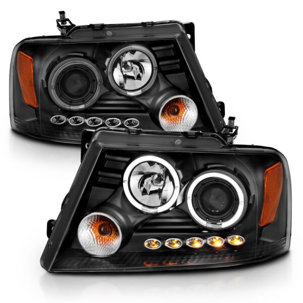 Projector Headlight Set w/Halo
