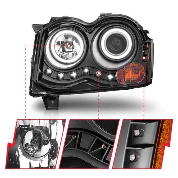 Projector Headlight Set w/Halo