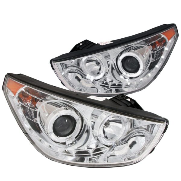 Projector Headlight Set w/2 Halos