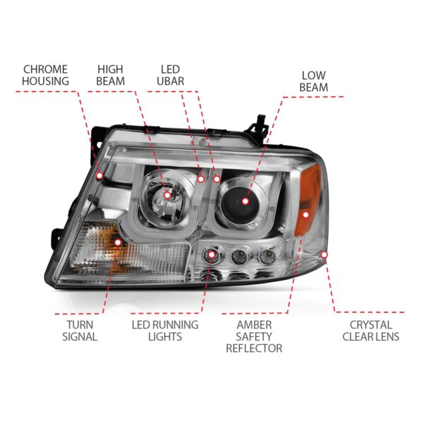 Projector Headlight Set