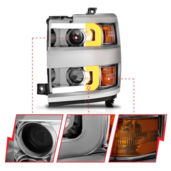 Projector Headlight Set