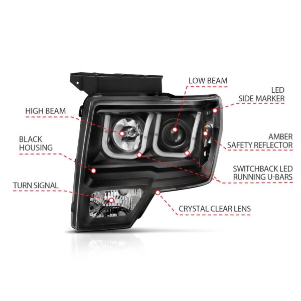 Projector Headlight Set