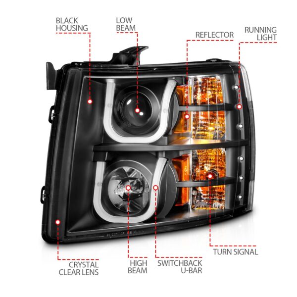 Projector Headlight Set