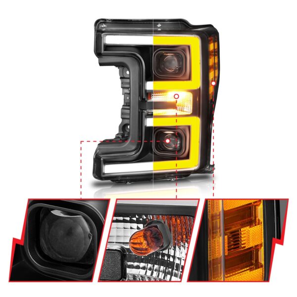 Projector Headlight Set