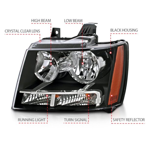 ANZO USA Crystal Headlights