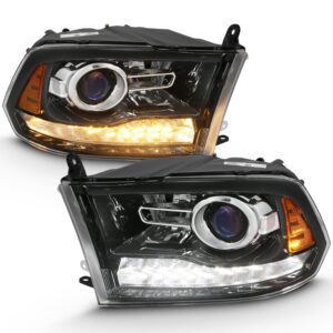 ANZO USA Projector Headlights W/ Halo
