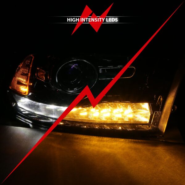 ANZO USA Projector Headlights W/ Halo
